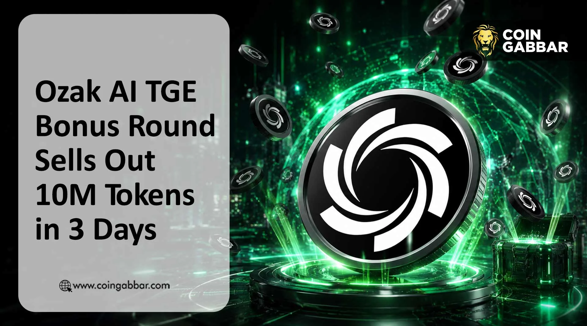 Ozak AI TGE Bonus Round Sells Out 10M Tokens in 3 Days
