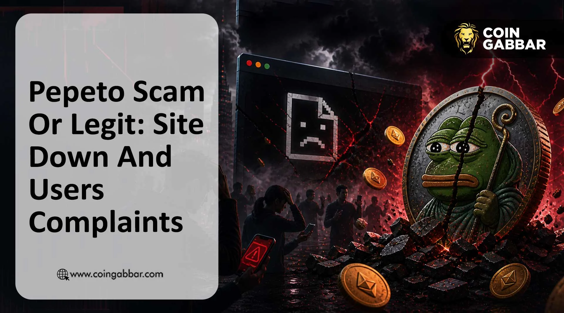 Pepeto Scam Or Legit: Site Down And Users Complaints