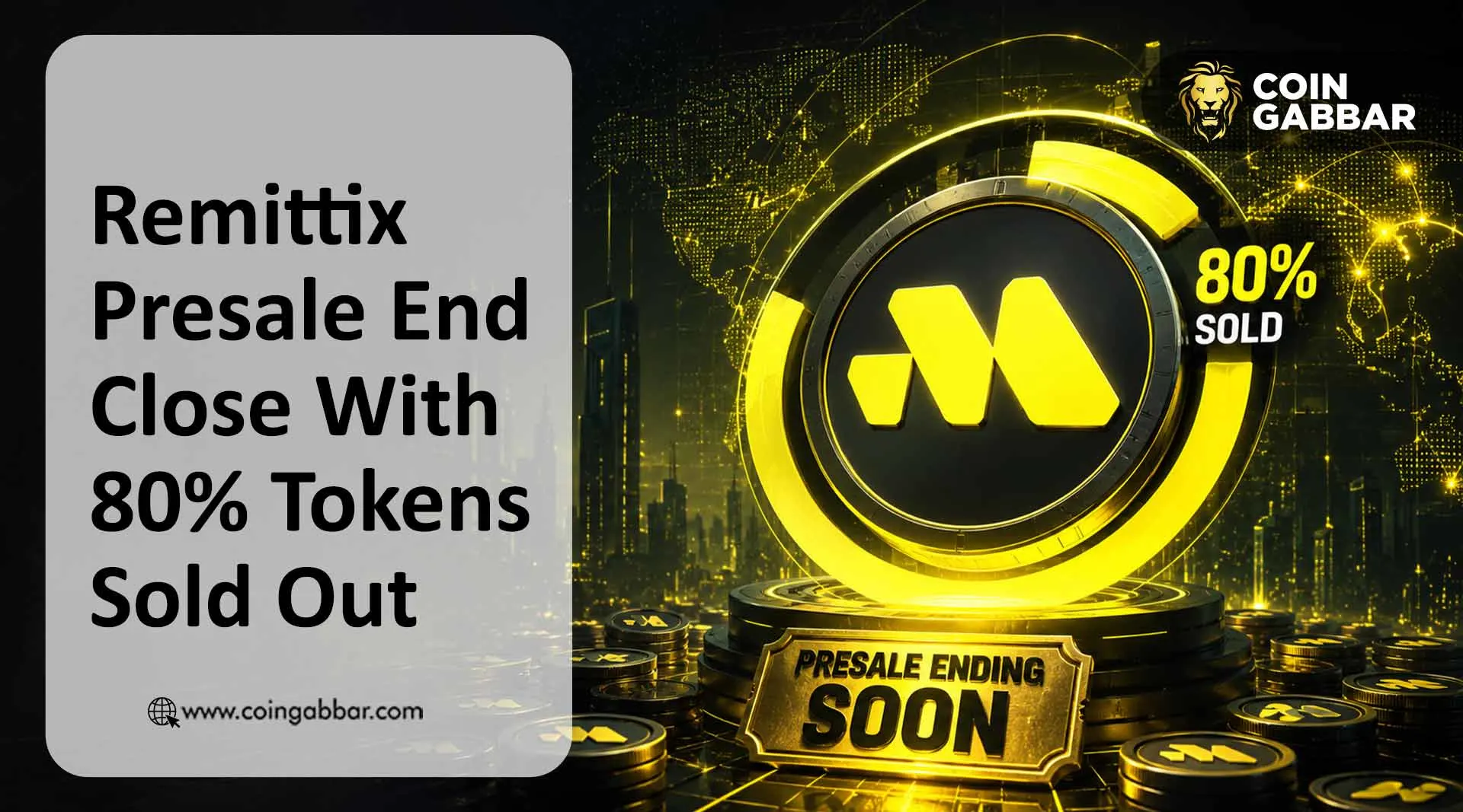 Remittix Presale End Date Close With 80% Tokens Sold Out