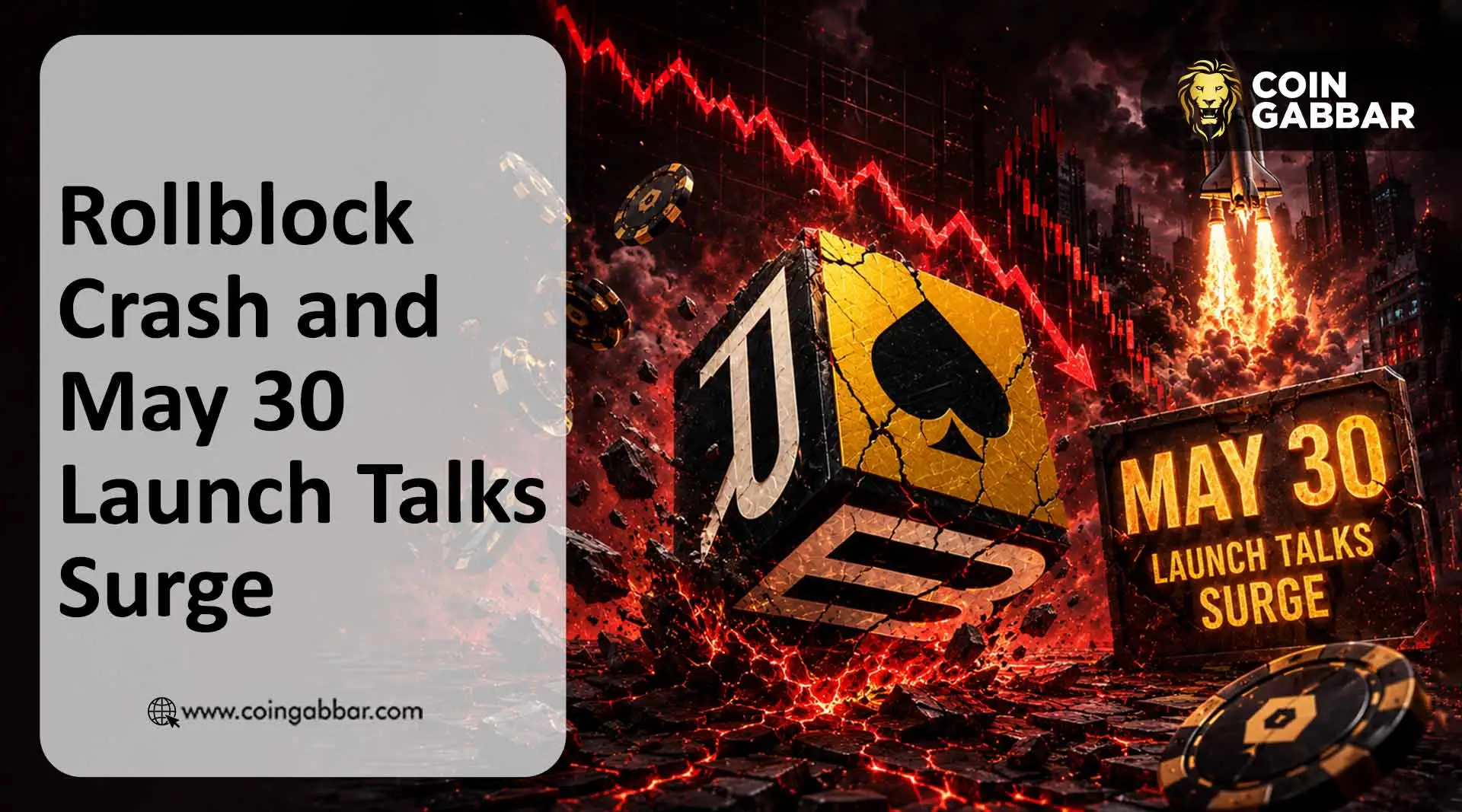 Rollblock launch date RBLK price crash and May 30 buzz