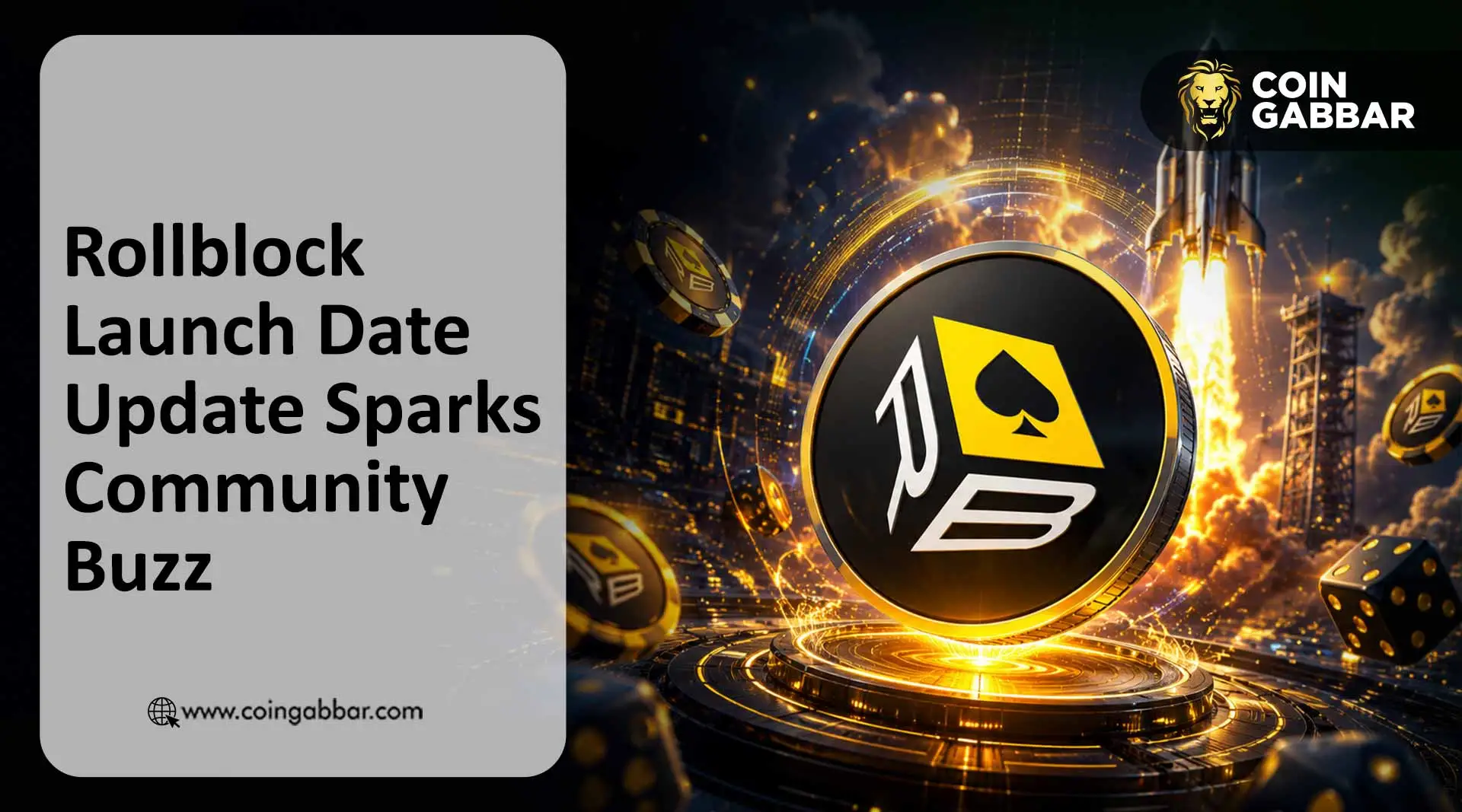 Rollblock launch date and RBLK Uniswap listing update