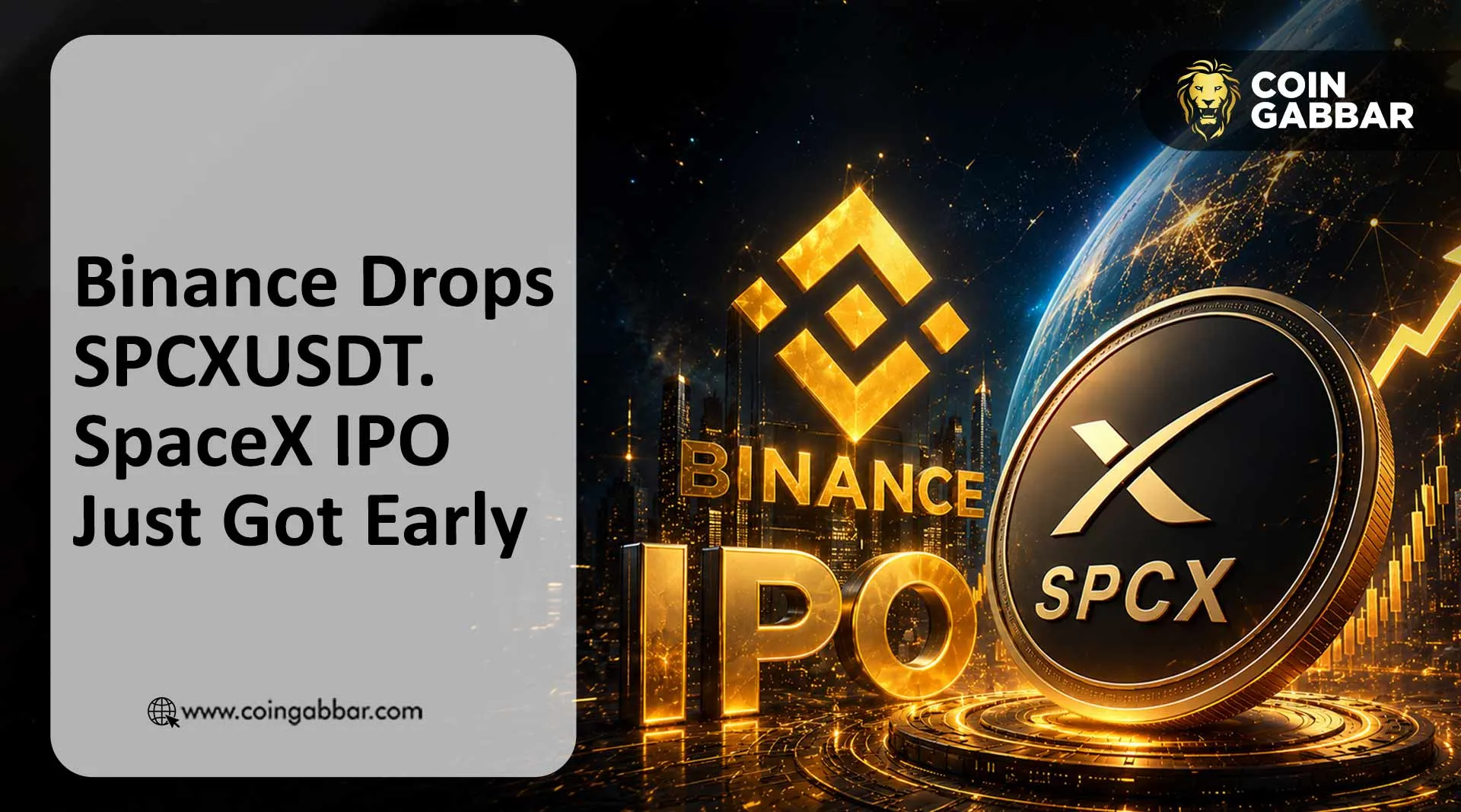 SpaceX Pre-IPO perpetual futures live on Binance
