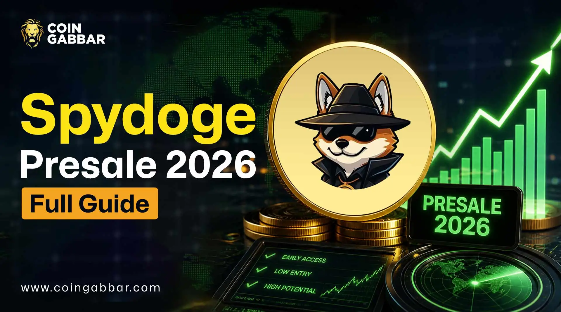 SpyDoge presale crypto meme coin overview chart