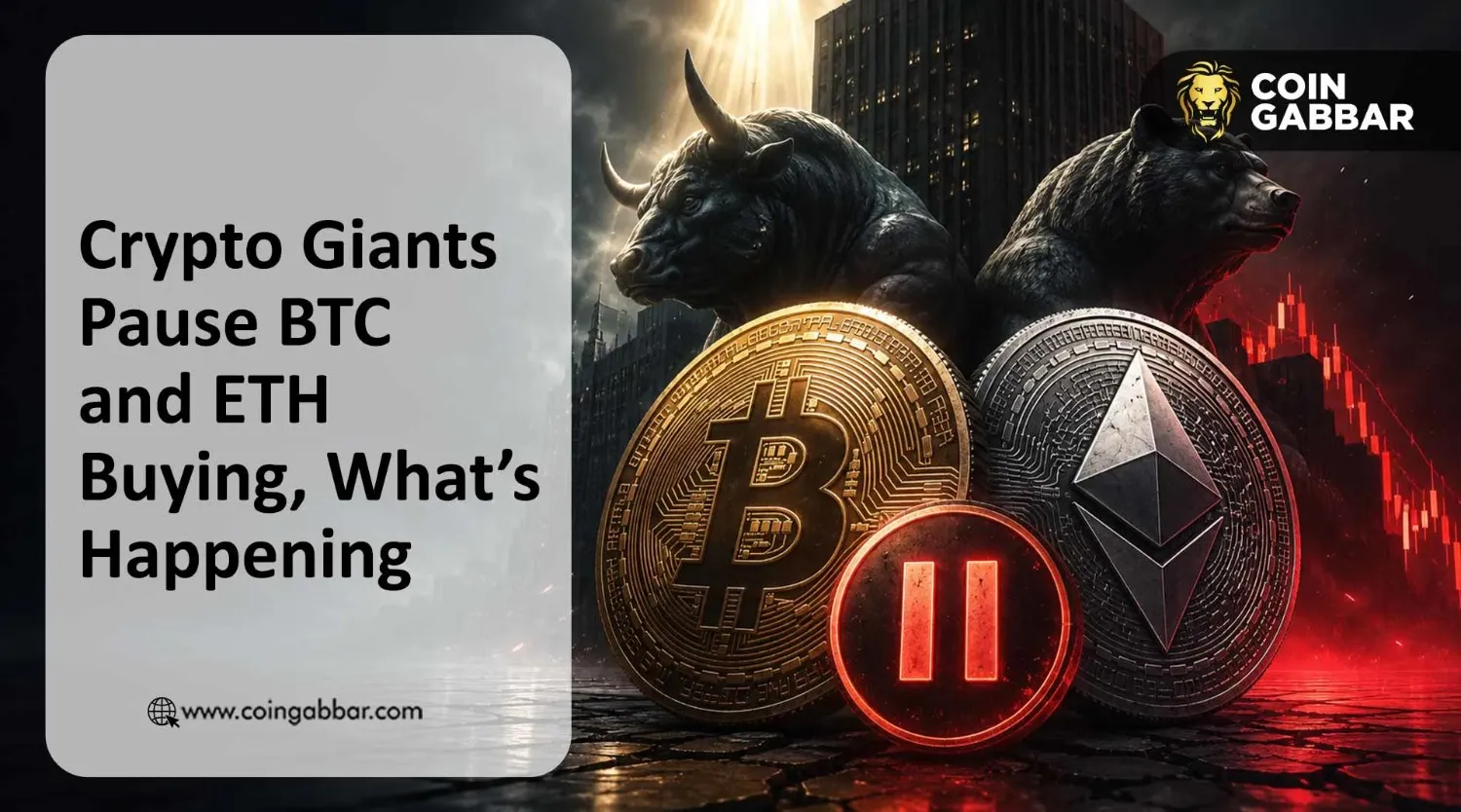Crypto Dead? Giants Pause BTC and ETH Buying