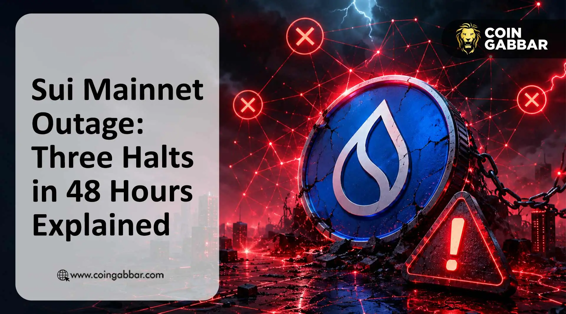 Sui mainnet outage third halt 48 hours