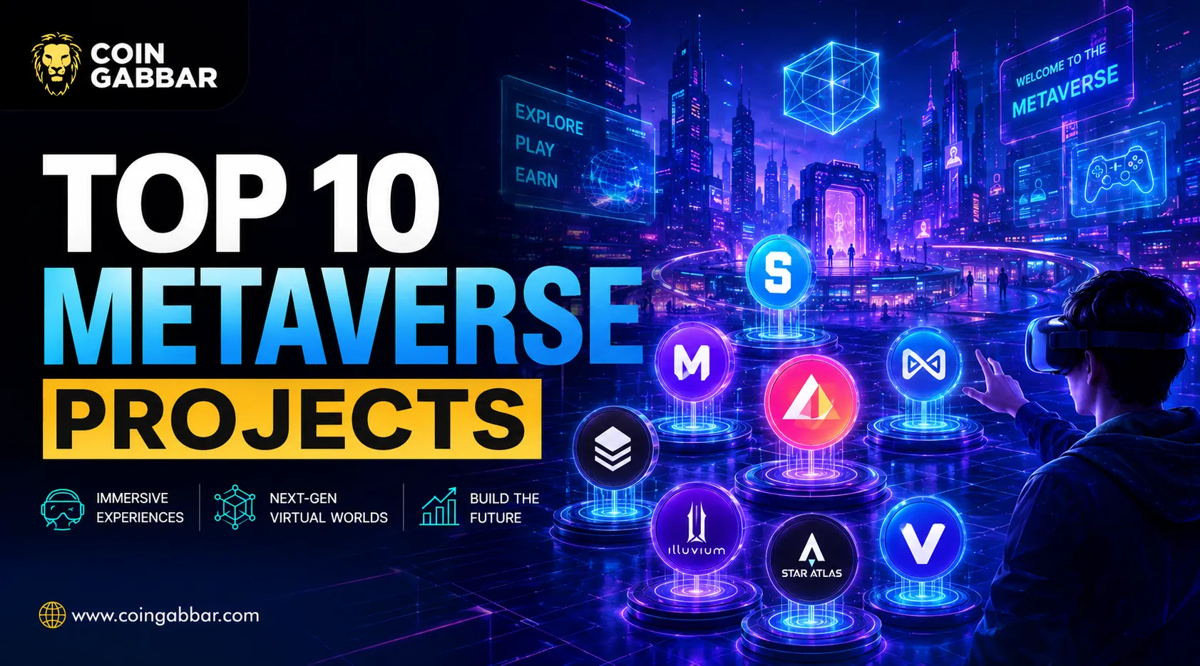 Top 10 metaverse projects 2026 — platform guide for every user