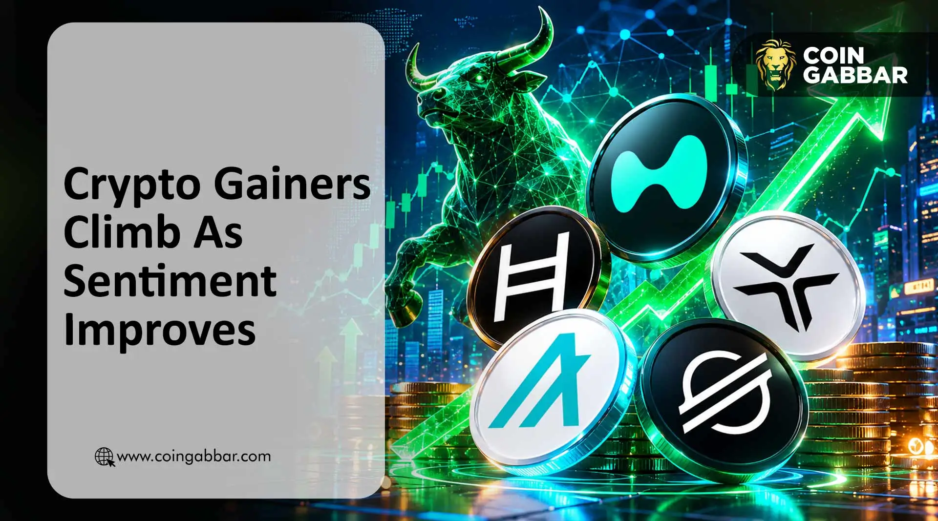 Crypto Gainers Climb As Sentiment Improves