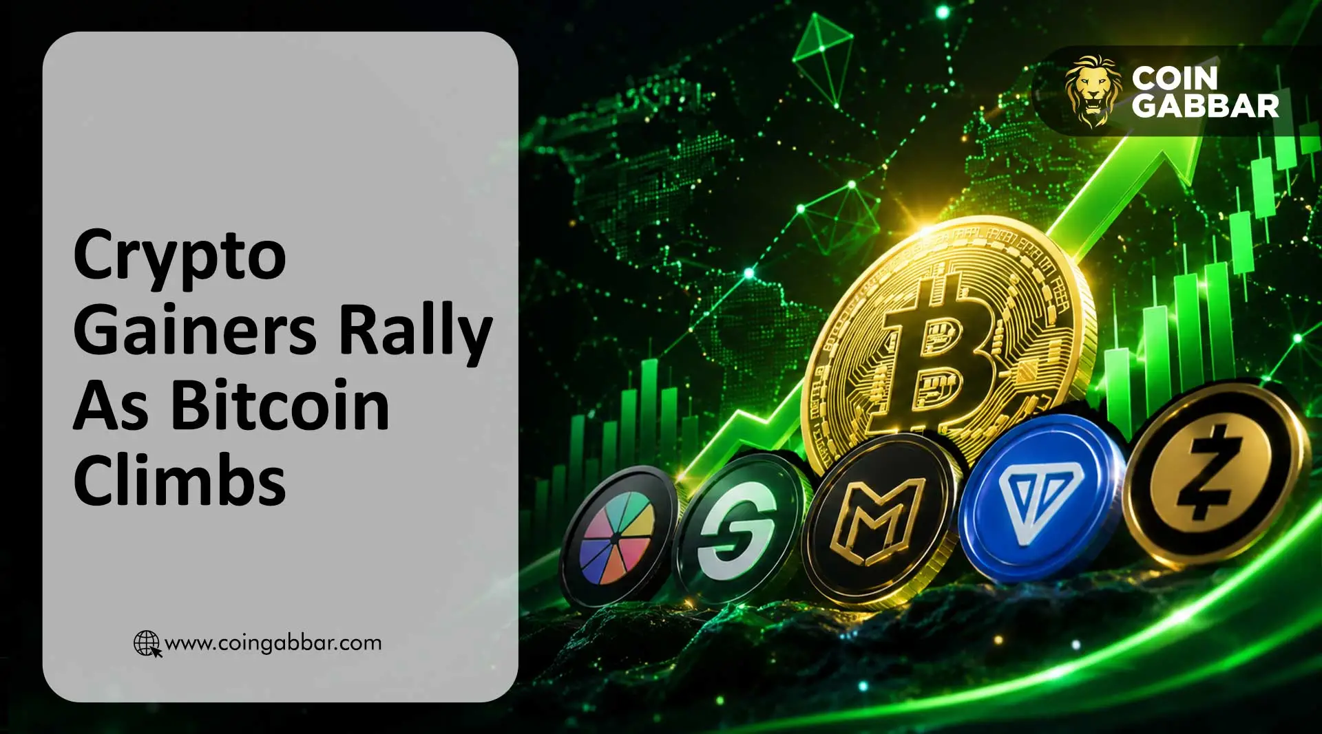 Crypto Gainers Rally As Bitcoin Climbs