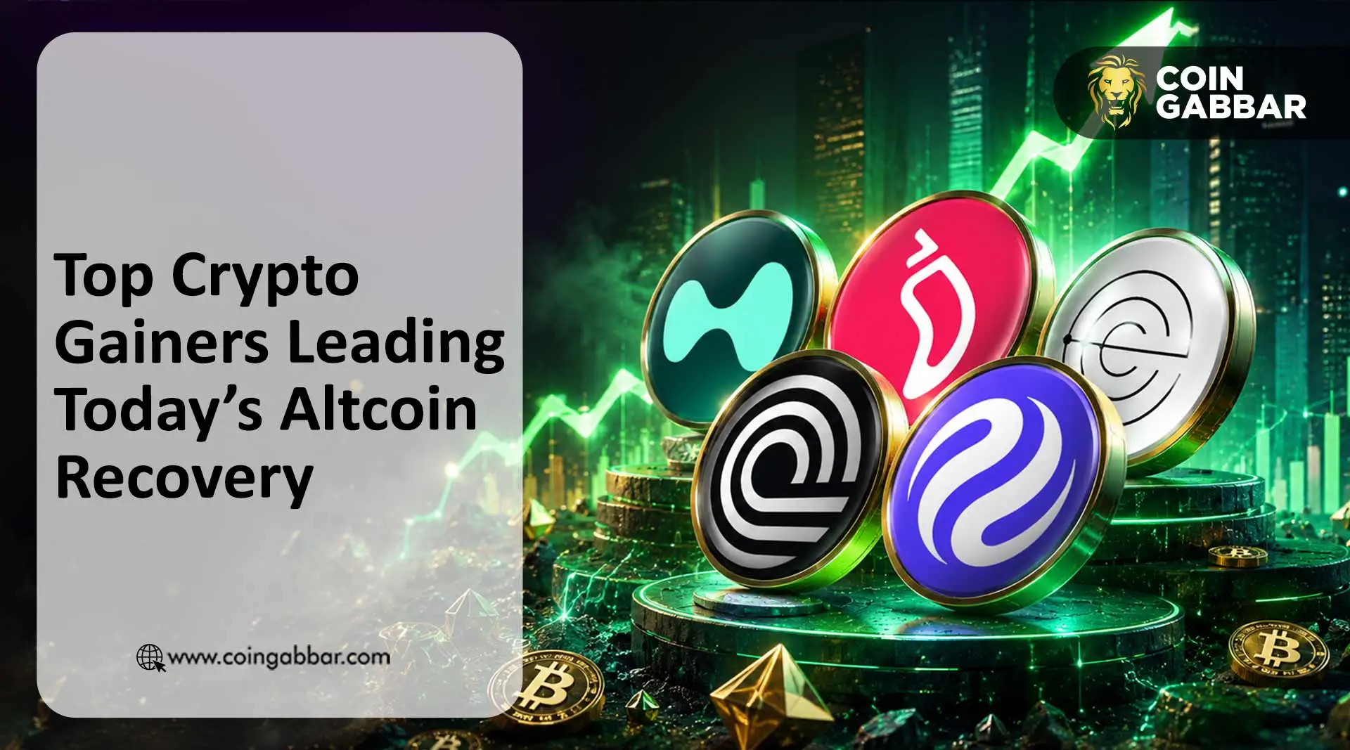 Top Crypto Gainers Leading Today’s Altcoin Recovery