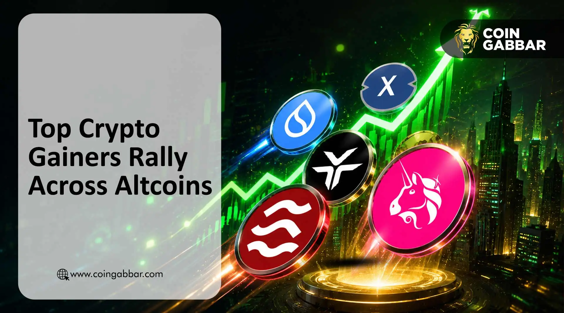 Top Crypto Gainers Rally Across Altcoins