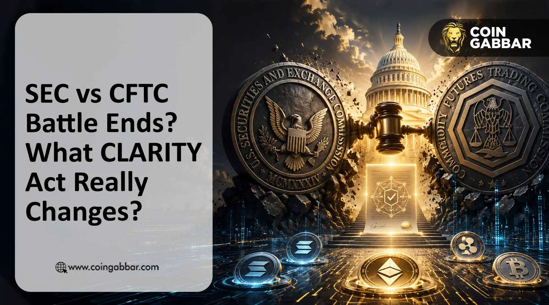 SEC vs CFTC Battle Ends? What CLARITY Act Really Changes?