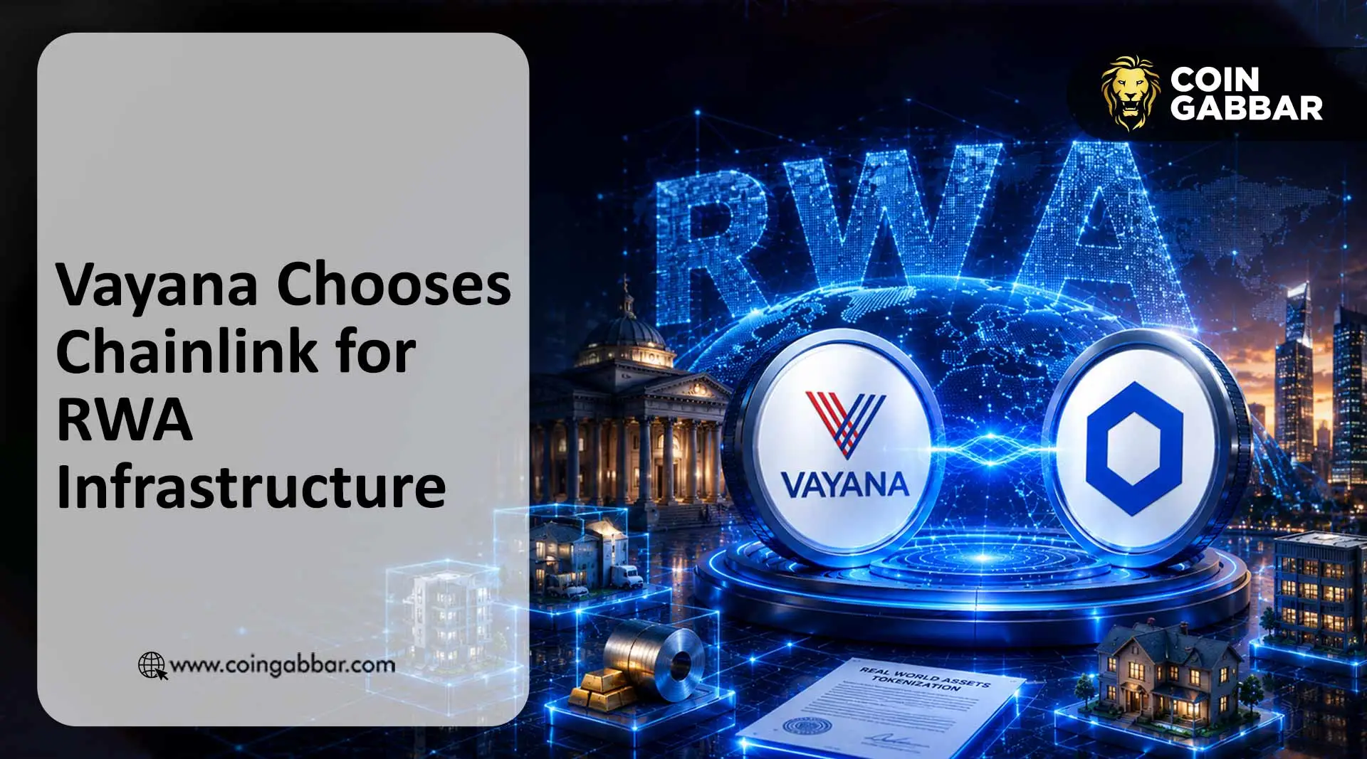 Vayana Chooses Chainlink for RWA Infrastructure