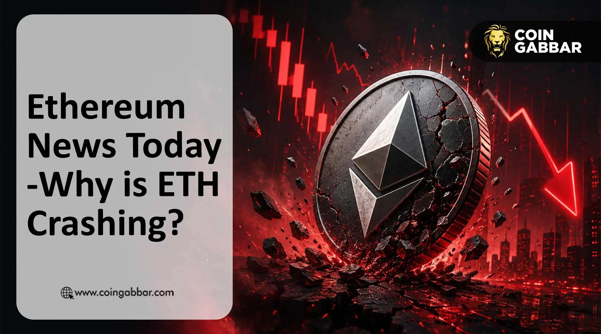 Ethereum News Today – Why is ETH Crashing?