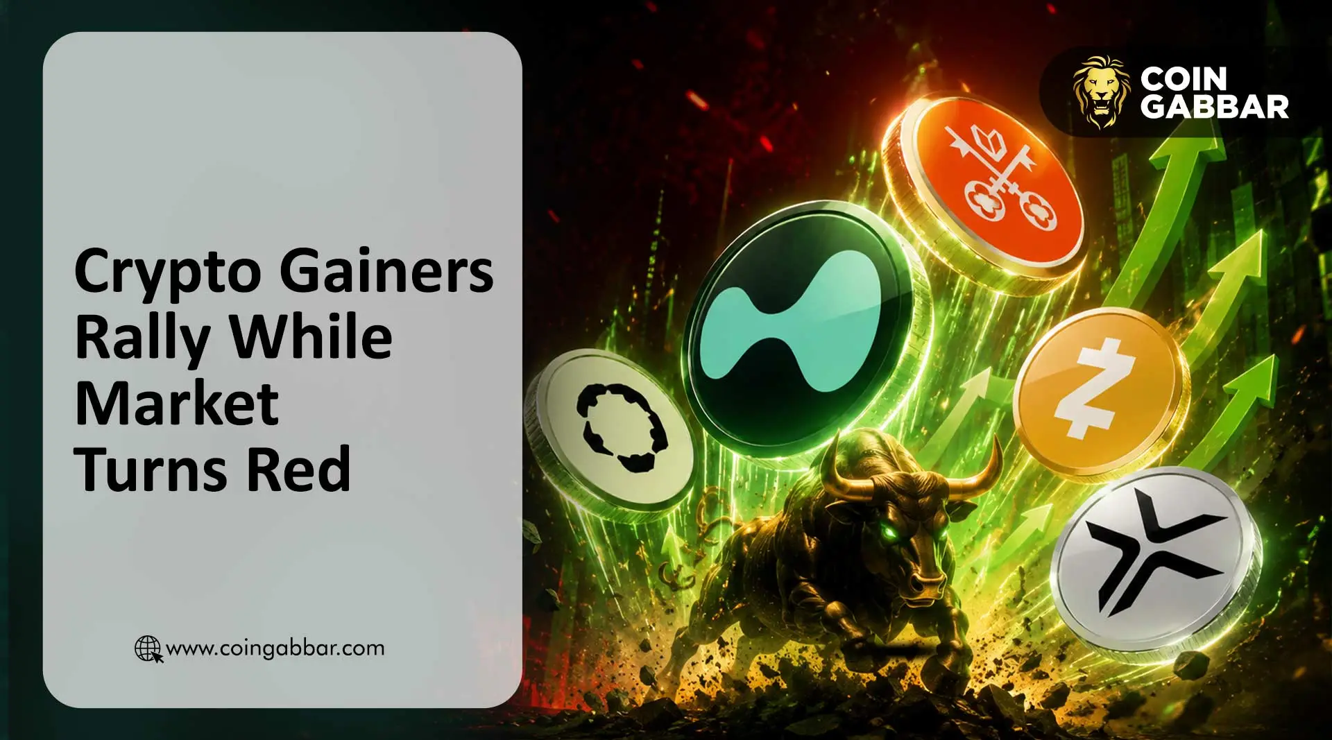 Crypto Gainers Rally While Market Turns Red