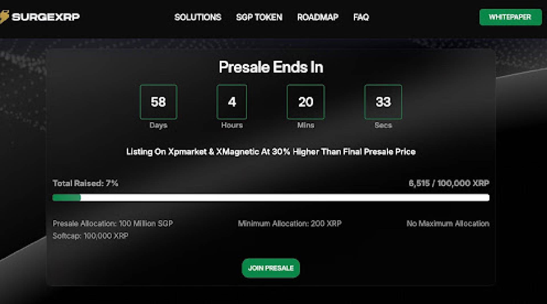 Hyperliquid & Zcash SurgeXRP Presale