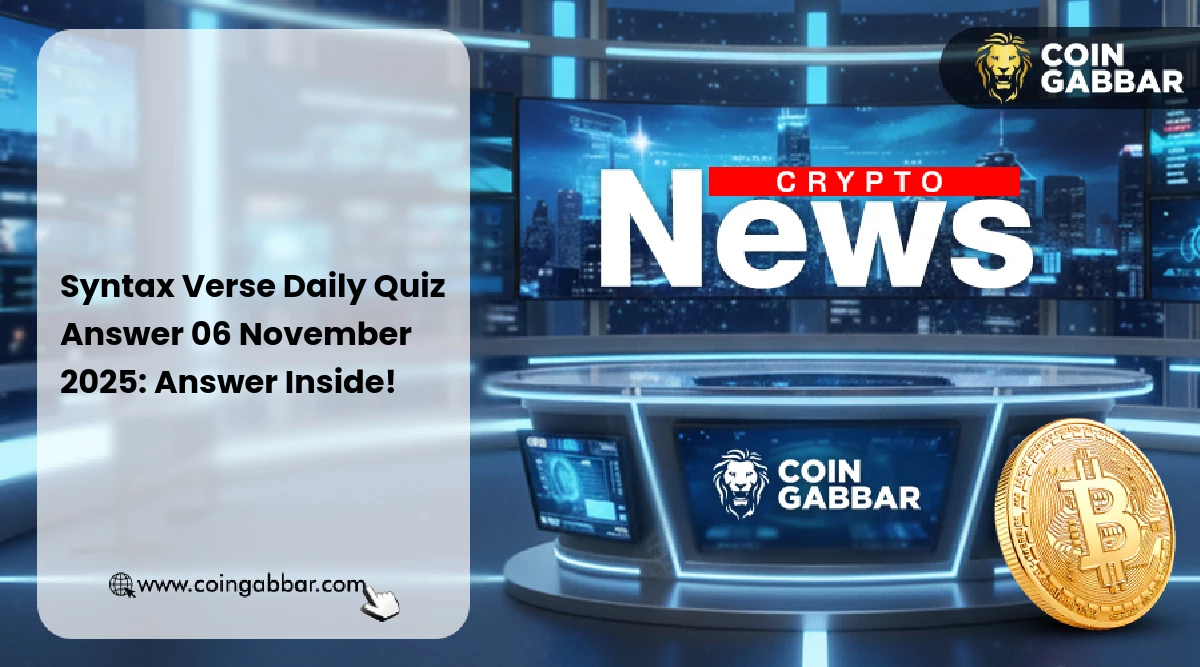 Syntax Verse Daily Quiz