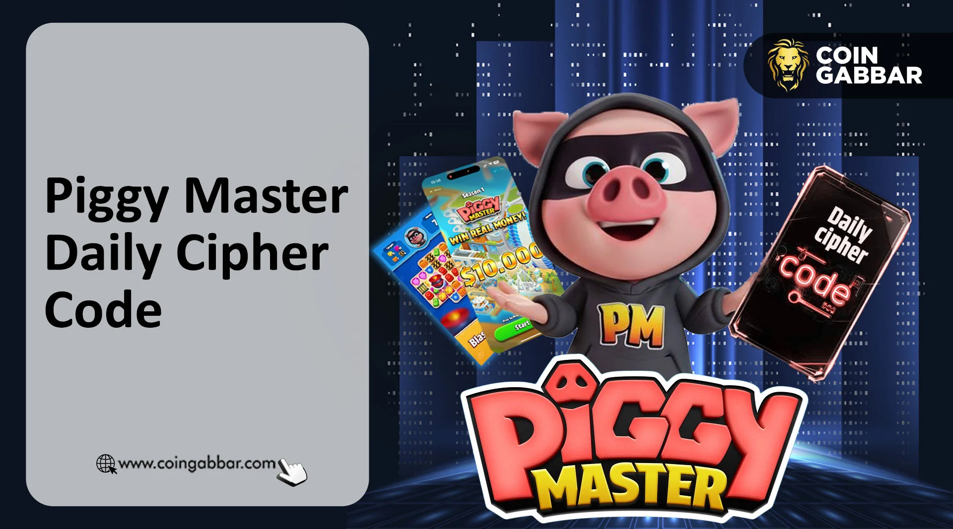 Piggy Master Daily Cipher
