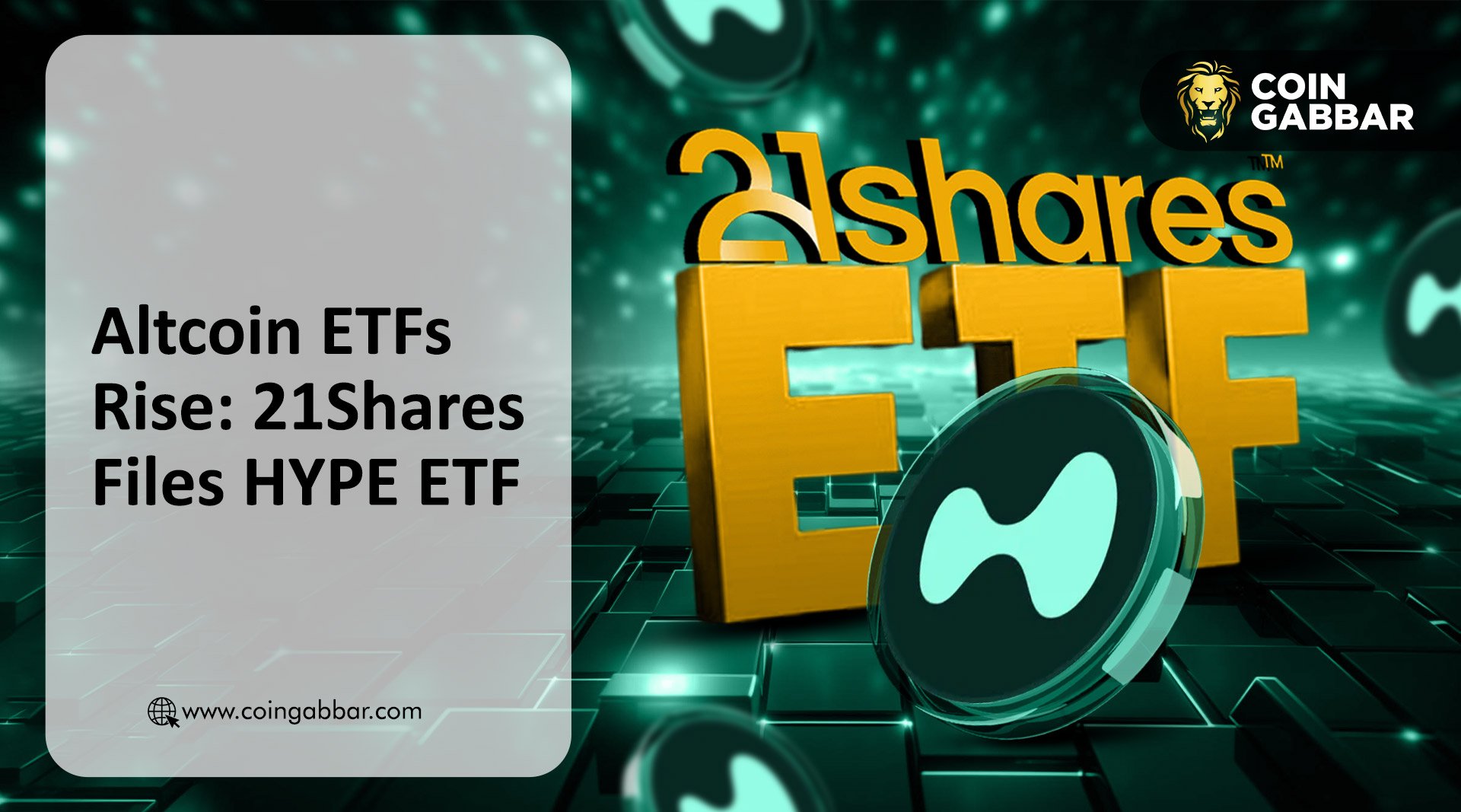 Altcoin ETFs Rise: 21Shares Files HYPE ETF