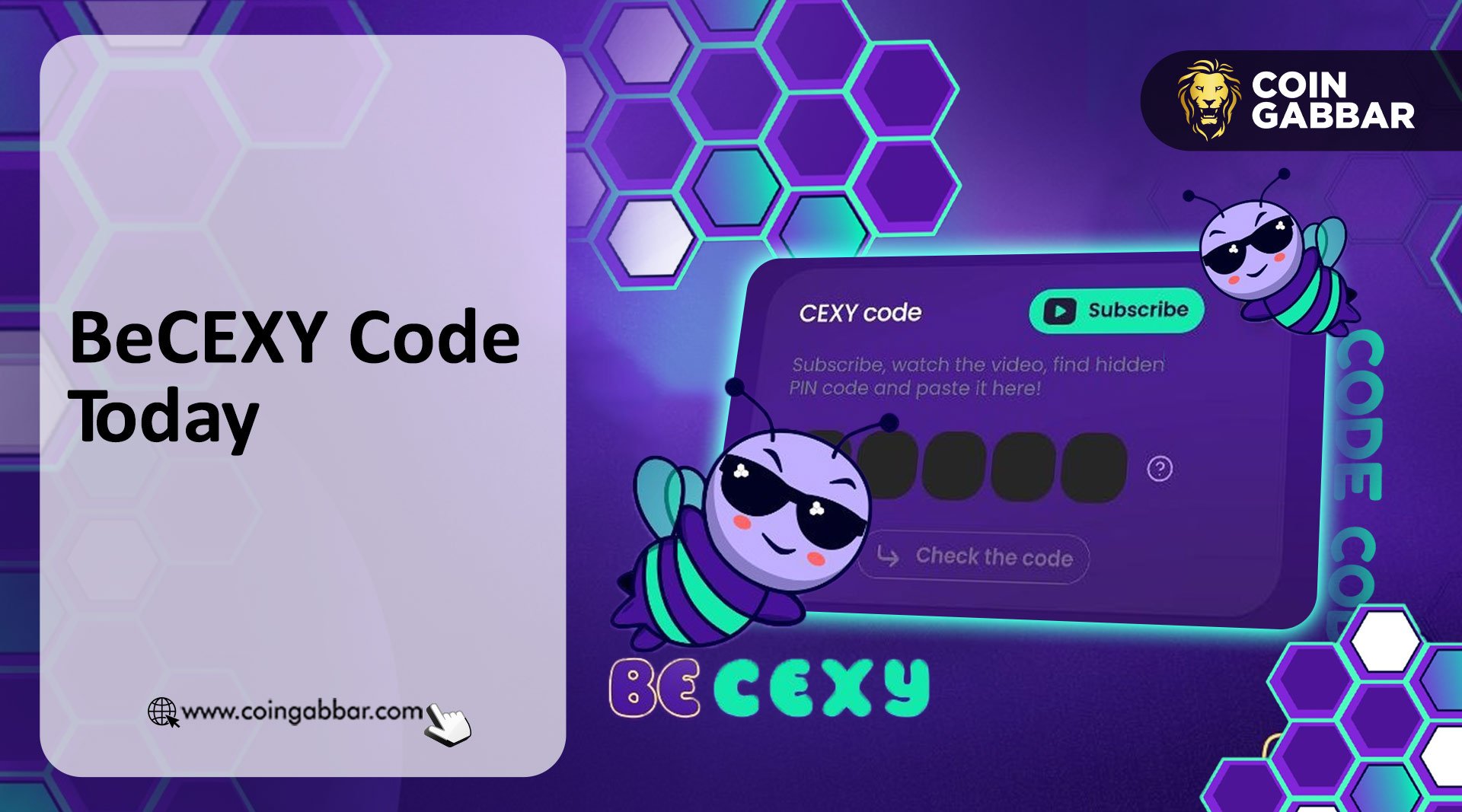 BeCEXY Code Today