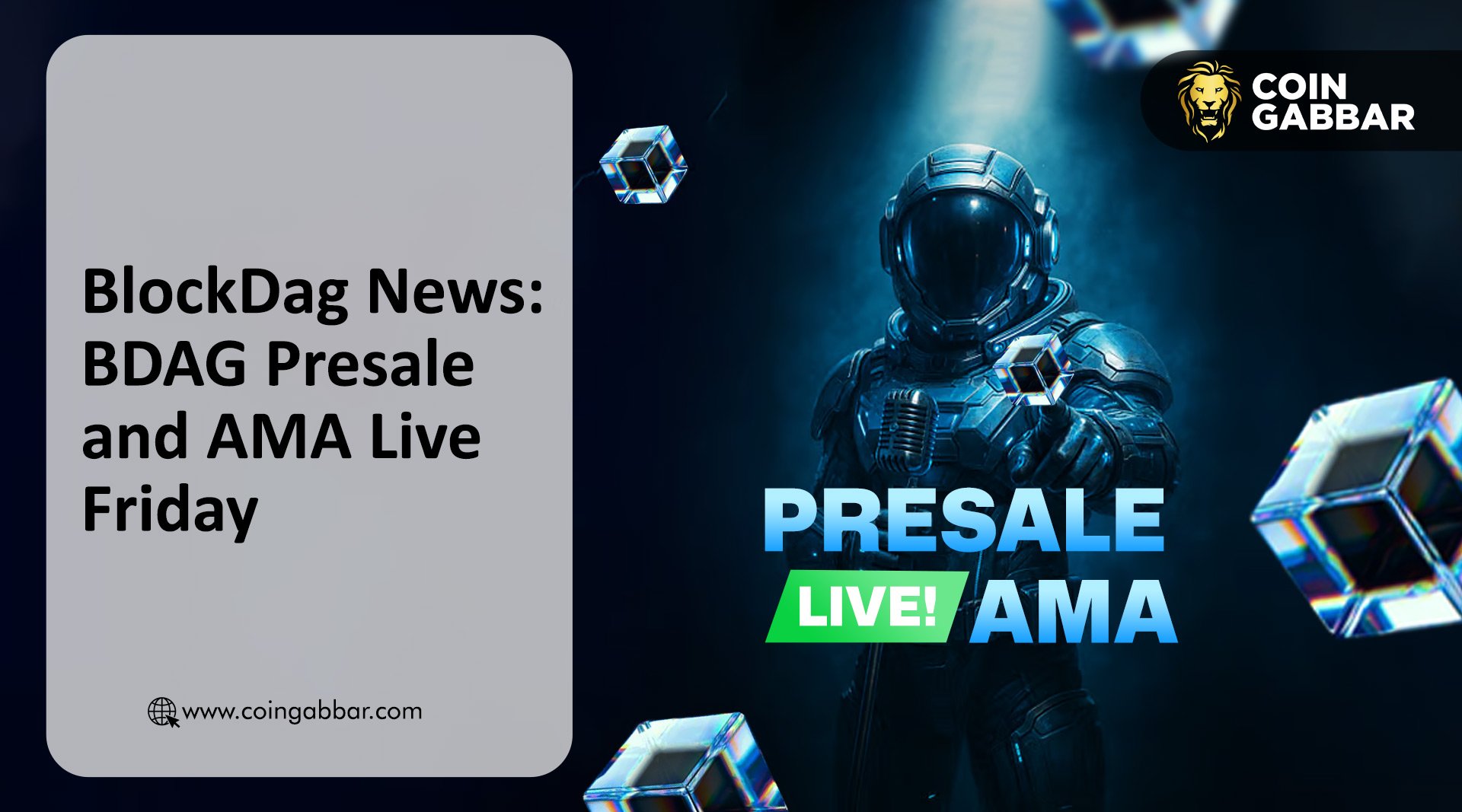 BlockDag News: BDAG Presale and AMA Live Friday