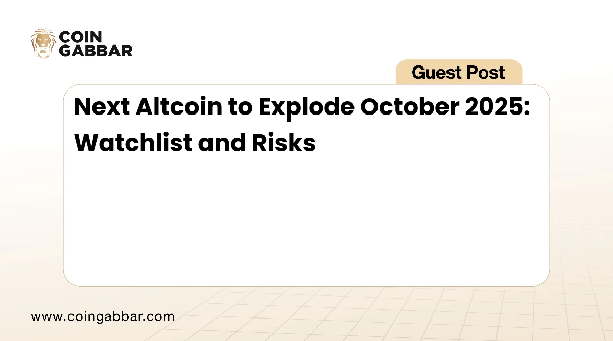Next Altcoin to Explode in October
