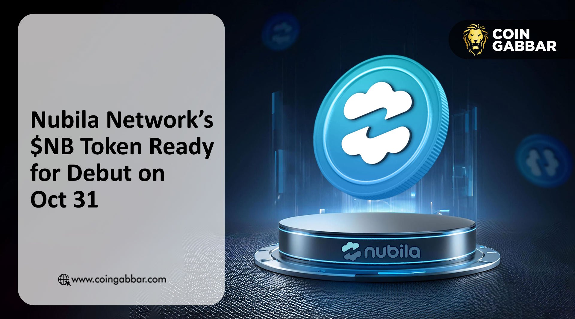 Nubila Network’s $NB Token Ready for Debut on Oct 31