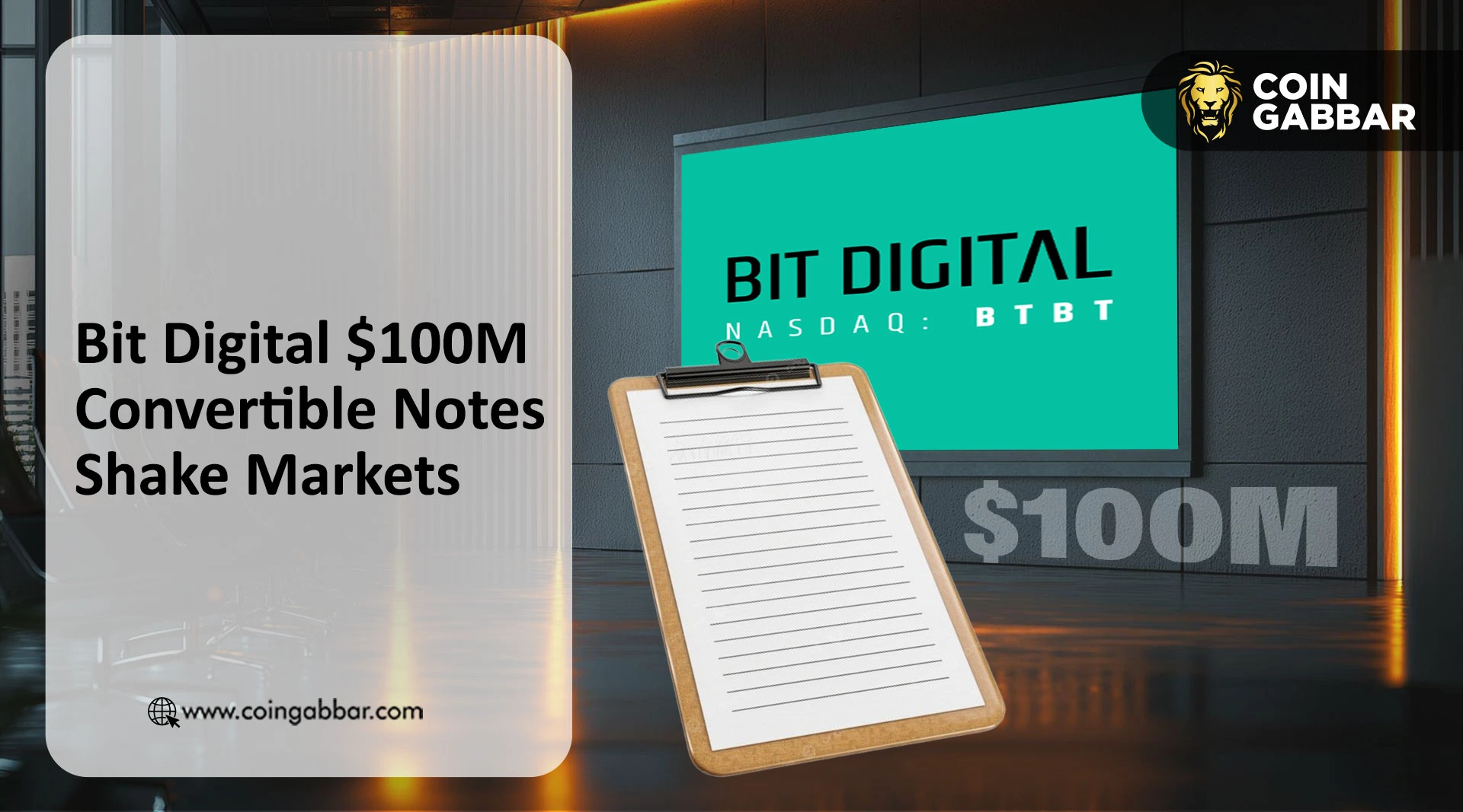 Bit Digital $100M Convertible Notes Shake Markets