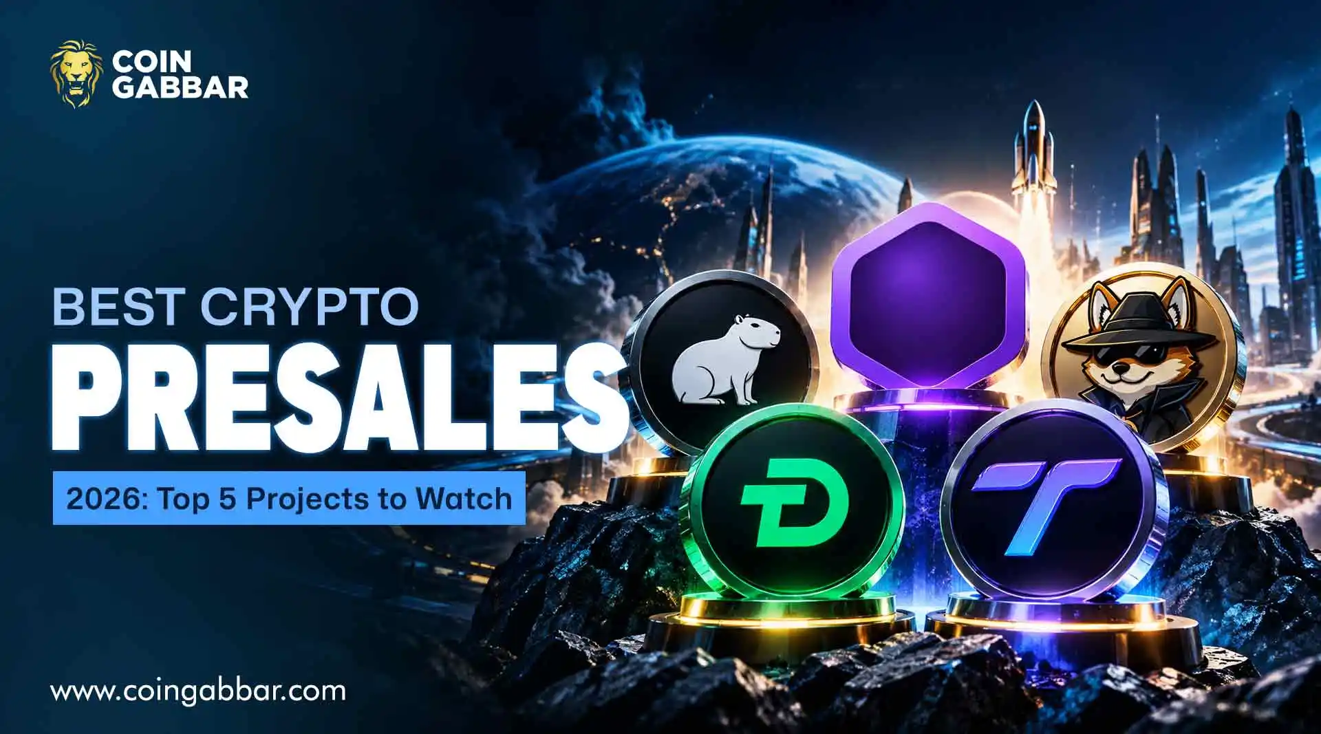 Best crypto presales 2026 top 5 projects investment potential