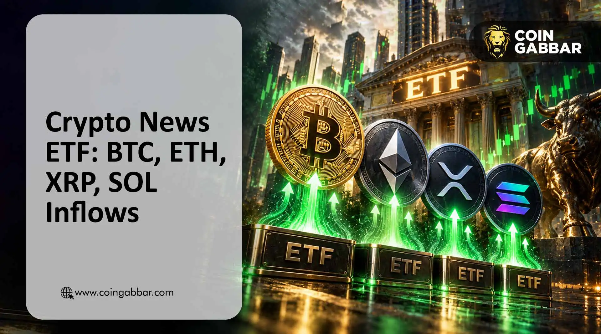 Crypto News ETF: Bitcoin Hits Highest Inflows, ETH, XRP, SOL Follow
