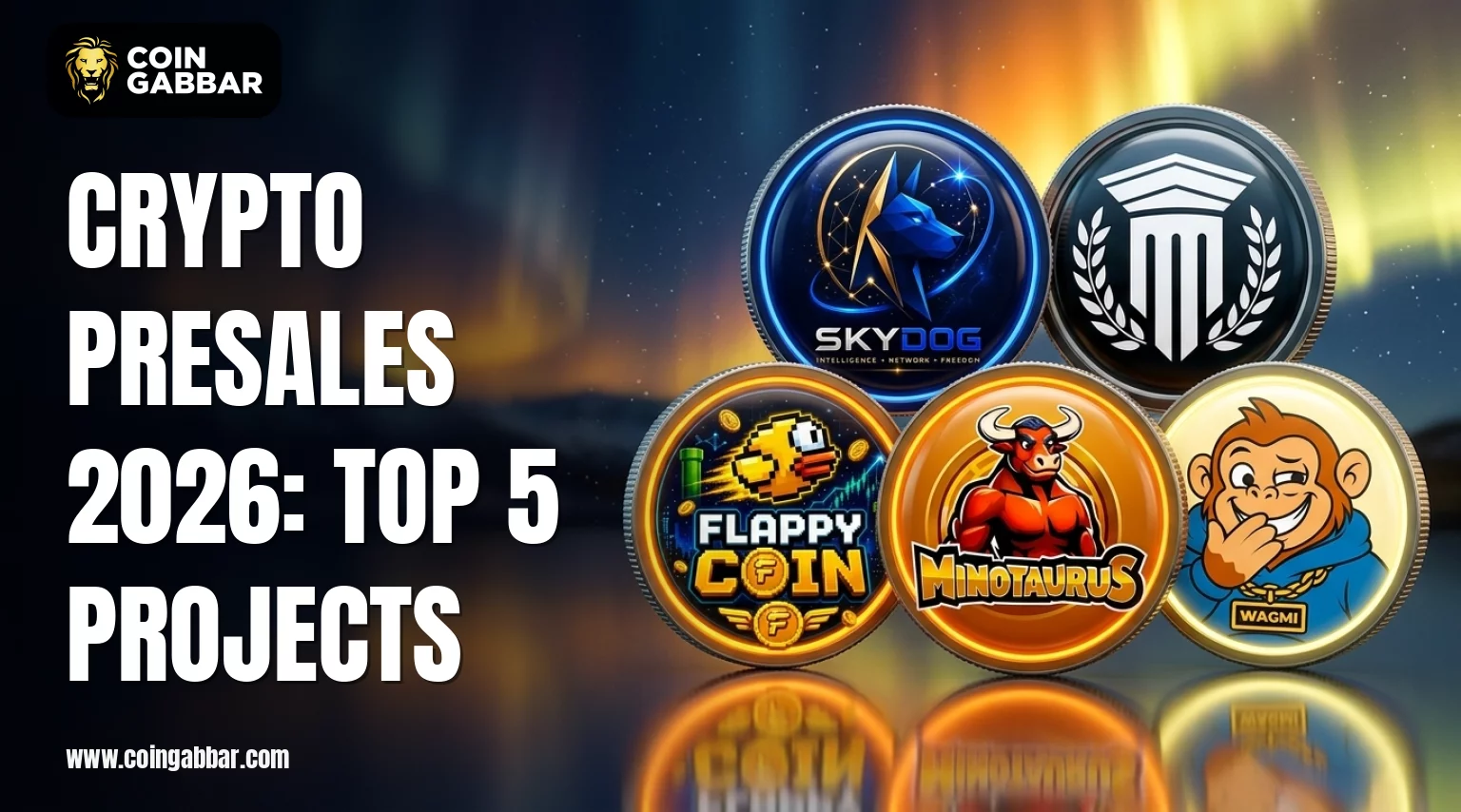 Crypto Presales 2026 featuring SkyDog , Mutuum Finance, Flappy Coin