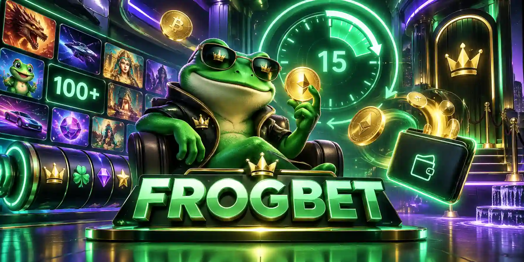 Frogbet: Instant Payouts, 100+ In-House Games, VIP Every 15 Min