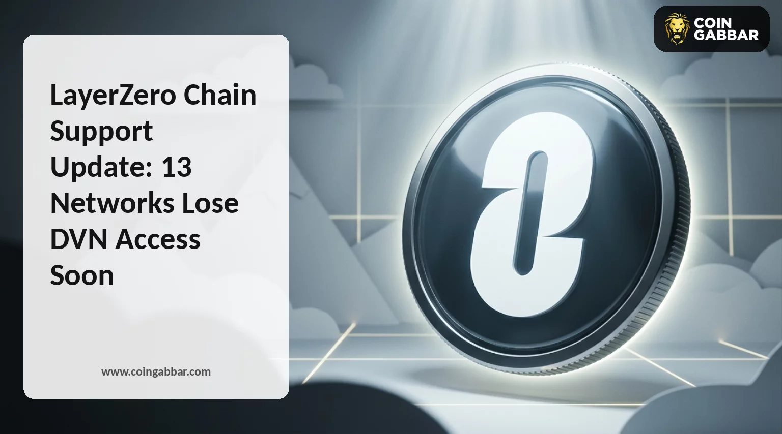 LayerZero chain support update graphic showing affected blockchains