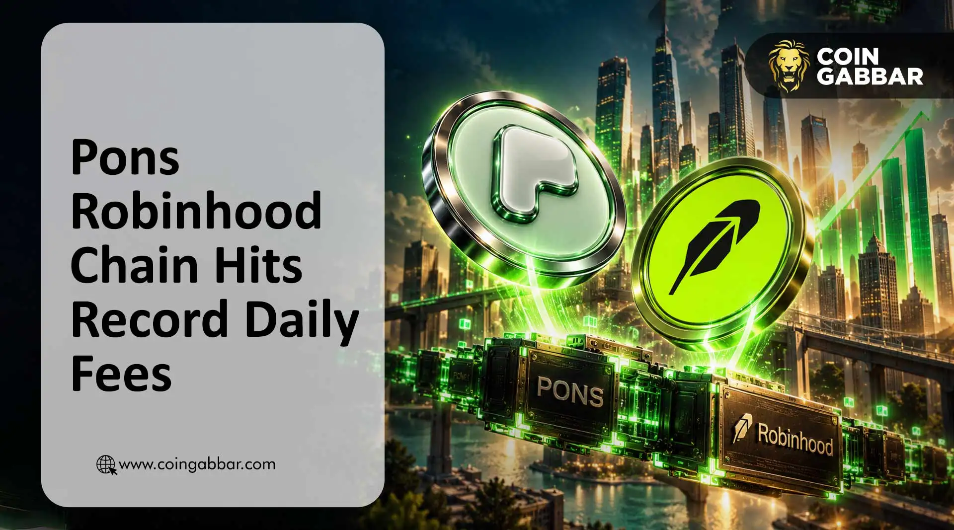 Pons Robinhood Chain Hits Record Daily Fees