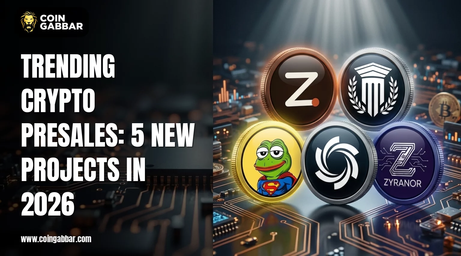 Trending crypto presales 2026 five early-stage projects to watch
