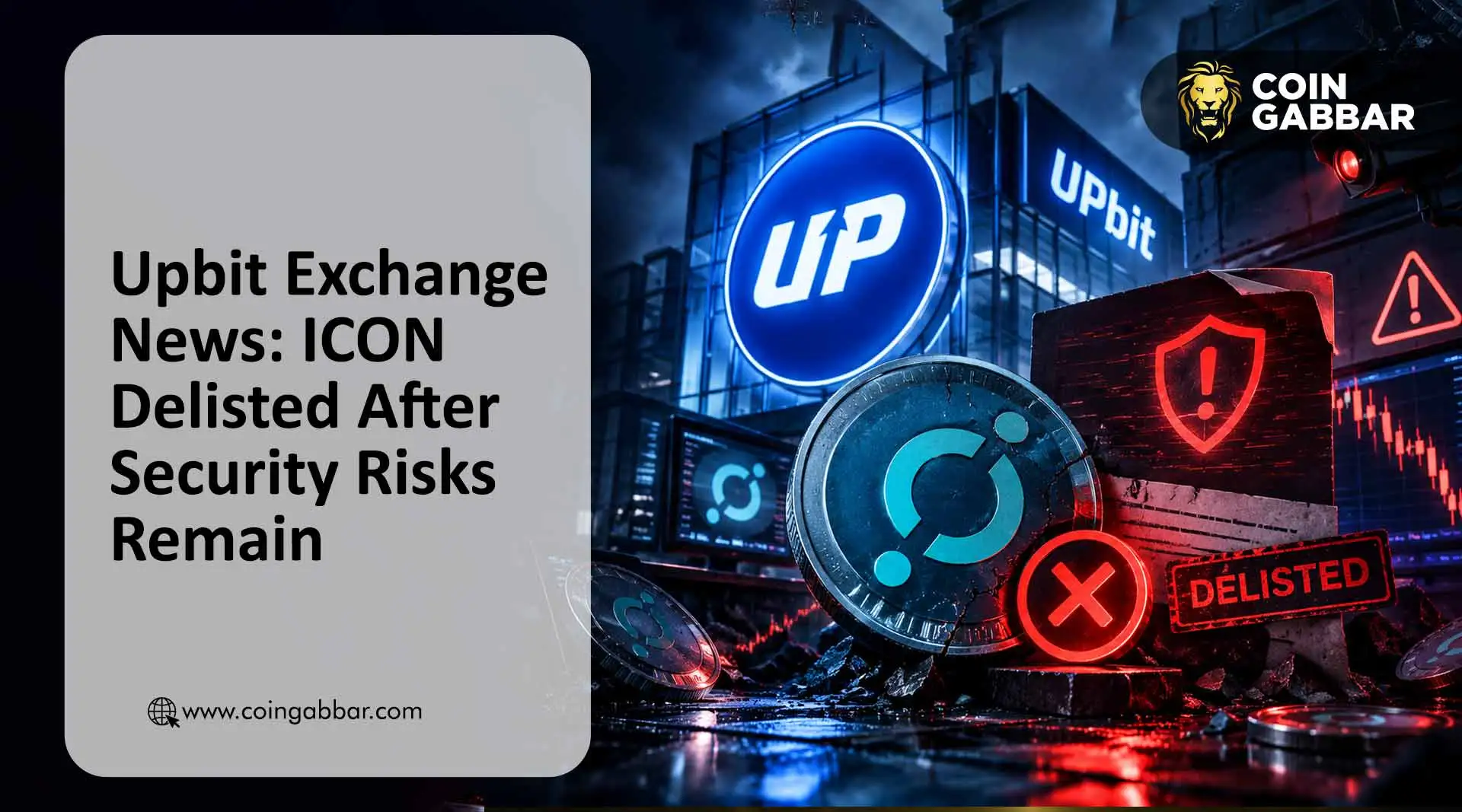 Upbit Exchange News ICON ICX Delisting