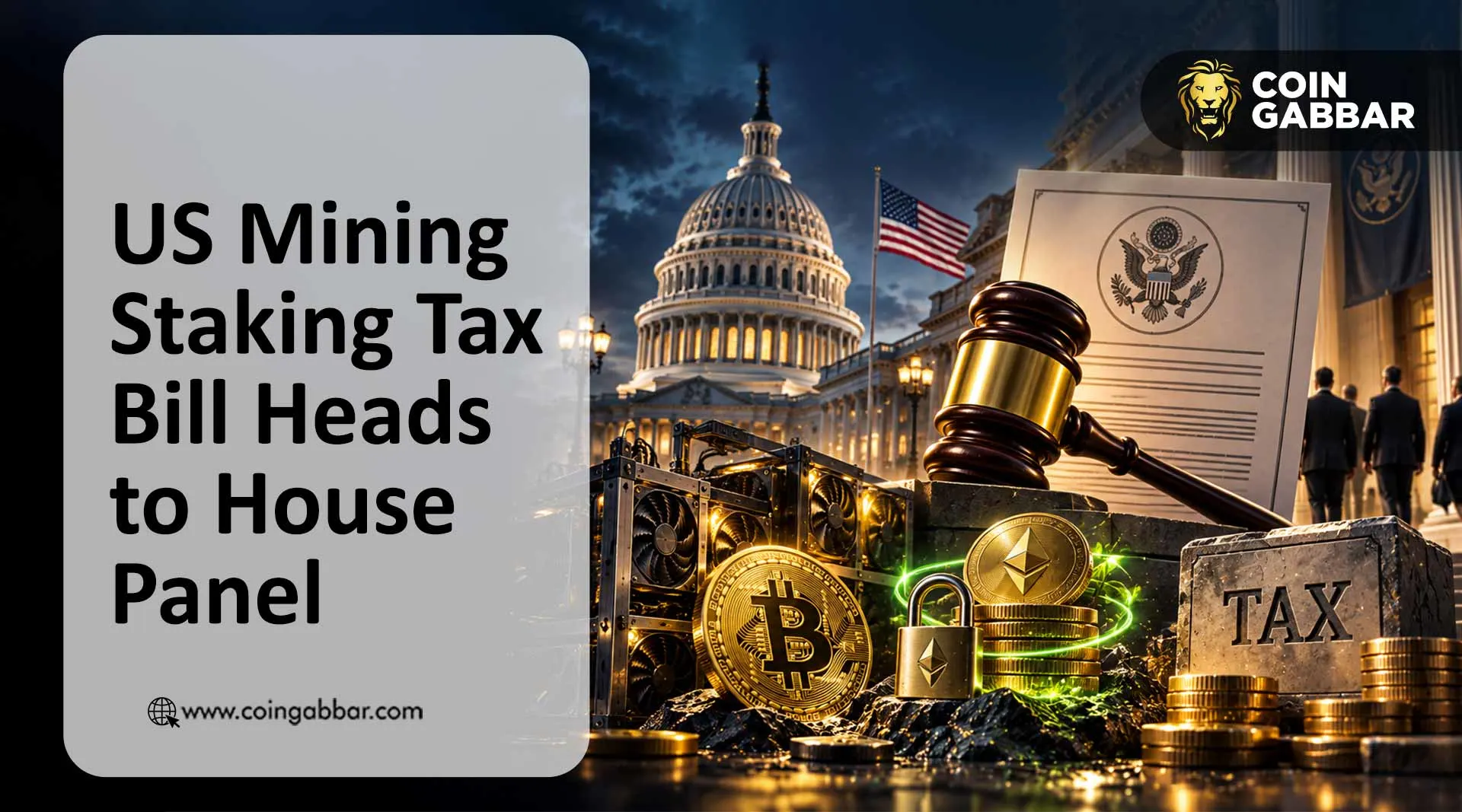 US Mining Staking Tax Bill Banner