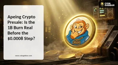 Apeing crypto presale stage 9 counter, price, and burn claim figures