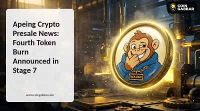 Apeing crypto presale news on fourth token burn and Stage 7 data