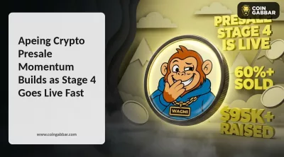Apeing crypto presale stage 4 Banana Hoarders growth dashboard