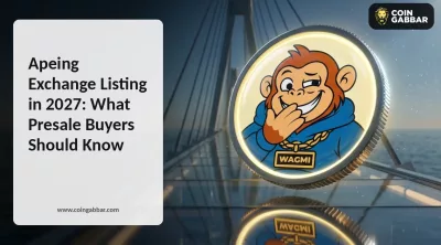 Apeing exchange listing plan and live presale stage dashboard