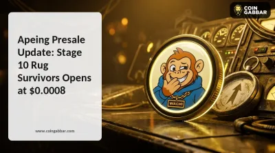 Apeing presale update showing Stage 10 Rug Survivors dashboard