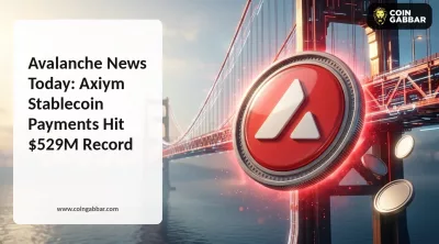 Avalanche News Today Axiym stablecoin payments