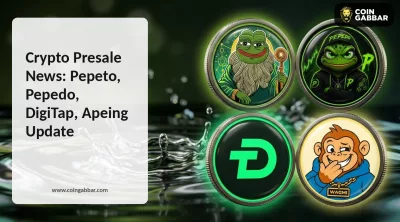 Best Crypto Presale News dashboard for Pepeto, Pepedo, DigiTap, and Apeing