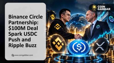Binance Circle Partnership $100M USDC deal and Ripple news
