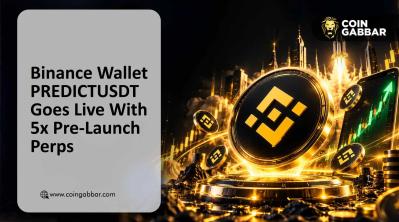 Binance Wallet PREDICTUSDT news graphic showing pre-launch perpetuals update