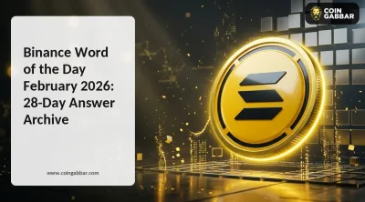 Binance Word of the Day February 2026 answers by date and letter count