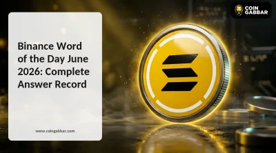 Binance Word of the Day June 2026 daily answers table