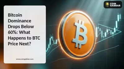 Bitcoin Dominance Drops Below 60%