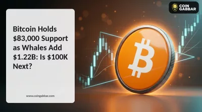 Bitcoin Holds $83,000 Support as Whales Add $1.22B: Is $100K Next?