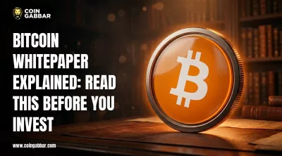 Bitcoin whitepaper by Satoshi Nakamoto explaining blockchain and proof of work